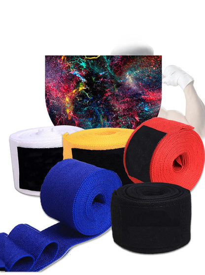 2 Rolls 1.5/2/3/5M Cotton Boxing Bandage Sports Strap Sanda Kick Boxing MMA Hand Gloves Wraps Belt Boxing Sports Wraps Bandage