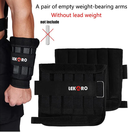 20kg Adjustable Weight Training Suit Empty Bag Fitness Running Vest, Hand And Foot Strength Training Physical Training Clothing